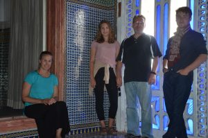 Kim Andersen, Founder and Director of Capital Region Language Center, traveling with her family in Morocco. 